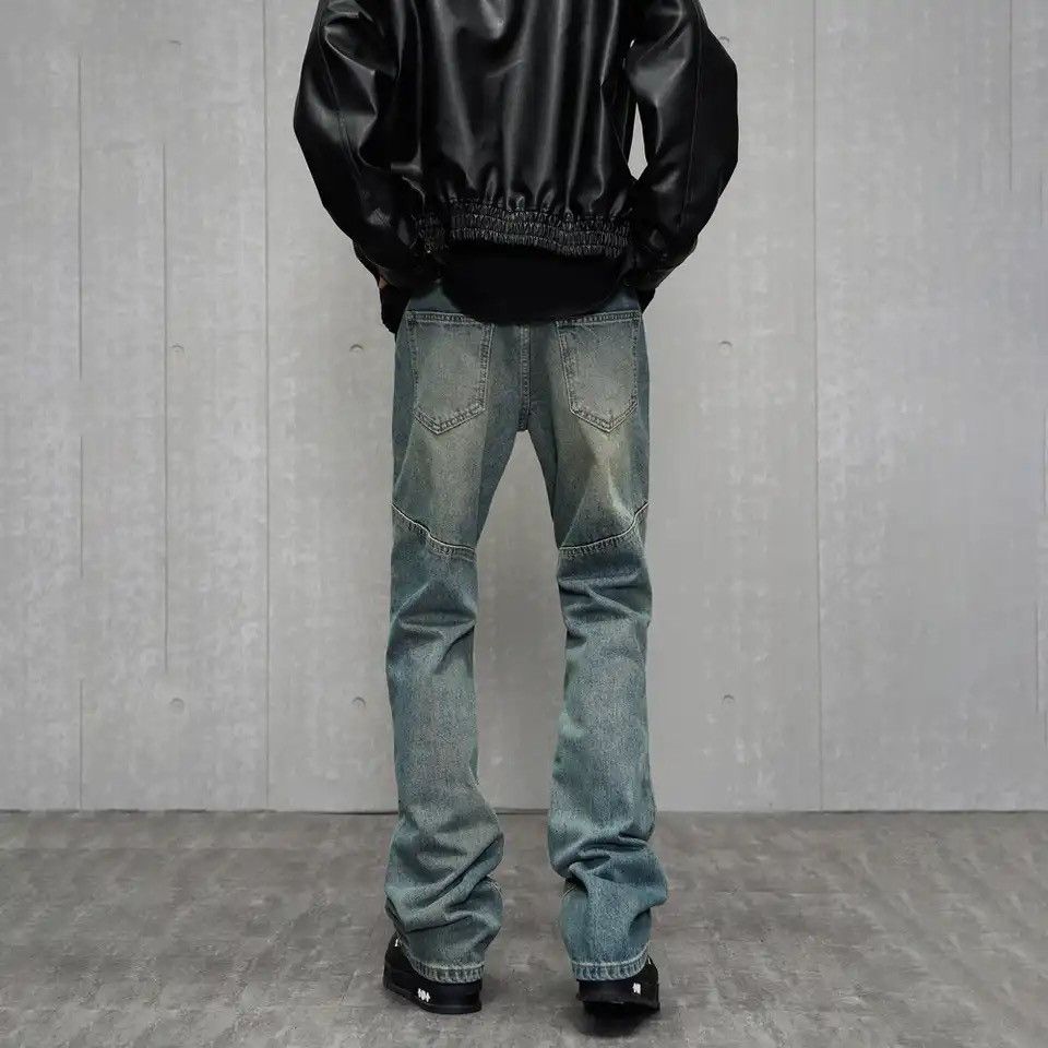 Vintage Y2k Slim Distressed Original Designer Fit Stacked Denim Size US 27 - 4 Thumbnail