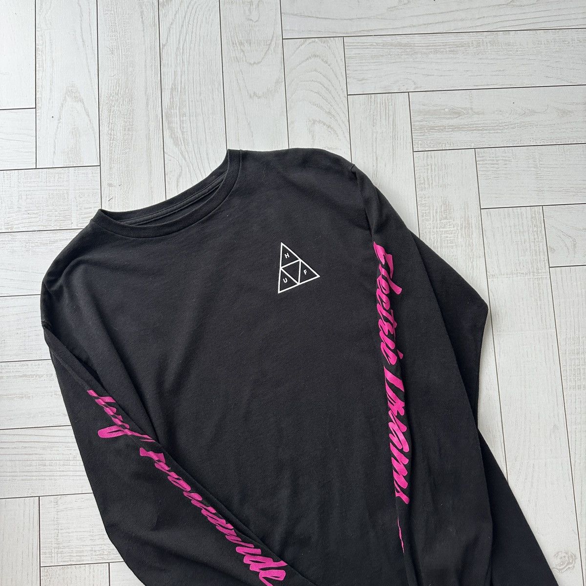 Huf Huf Lamborghini Electric Dreams neon rare longsleev tee y2k Size US M / EU 48-50 / 2 - 2 Thumbnail
