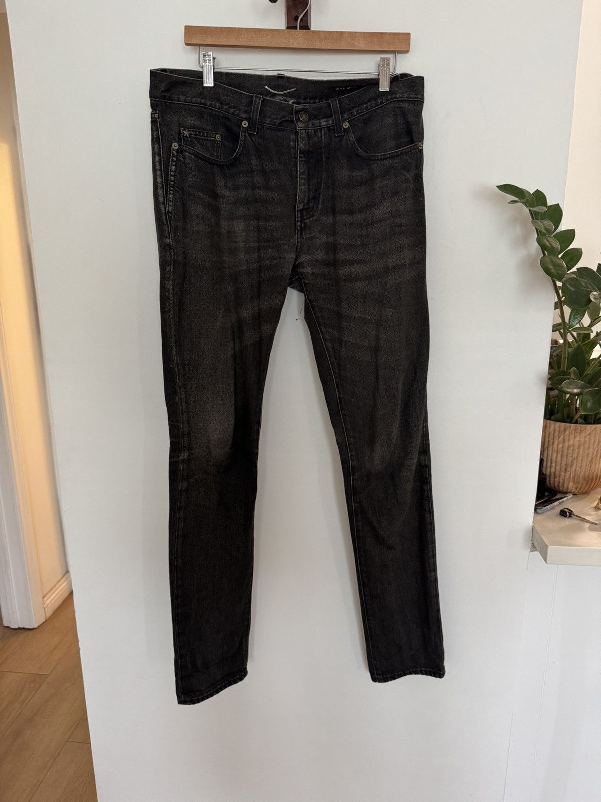 Saint Laurent Paris Dark grey d02 Size US 32 / EU 48 - 1 Thumbnail