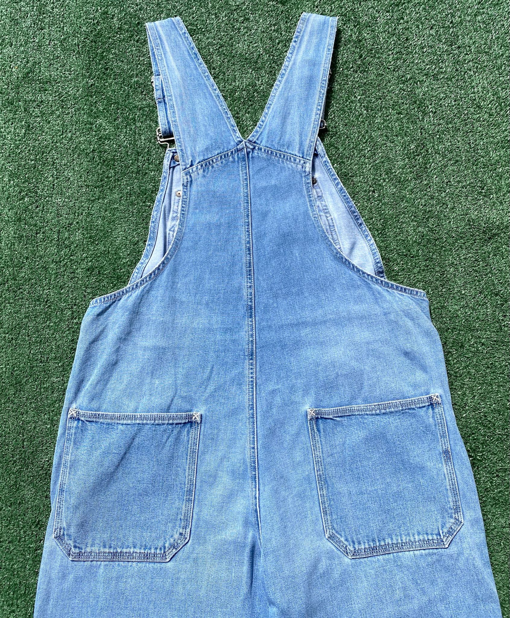 Gap Y2K GAP Denim Jean Utility Distressed Overalls Womens Small Size 30" / US 8 / IT 44 - 7 Thumbnail
