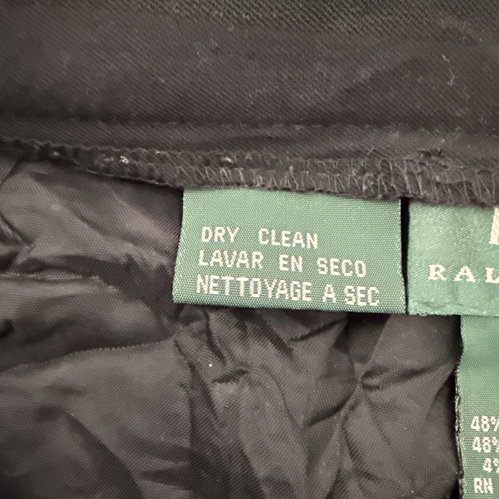 Lauren Ralph Lauren Lauren Ralph Lauren Pants Women Size 14 Office Wool Blend Size 35" - 8 Thumbnail