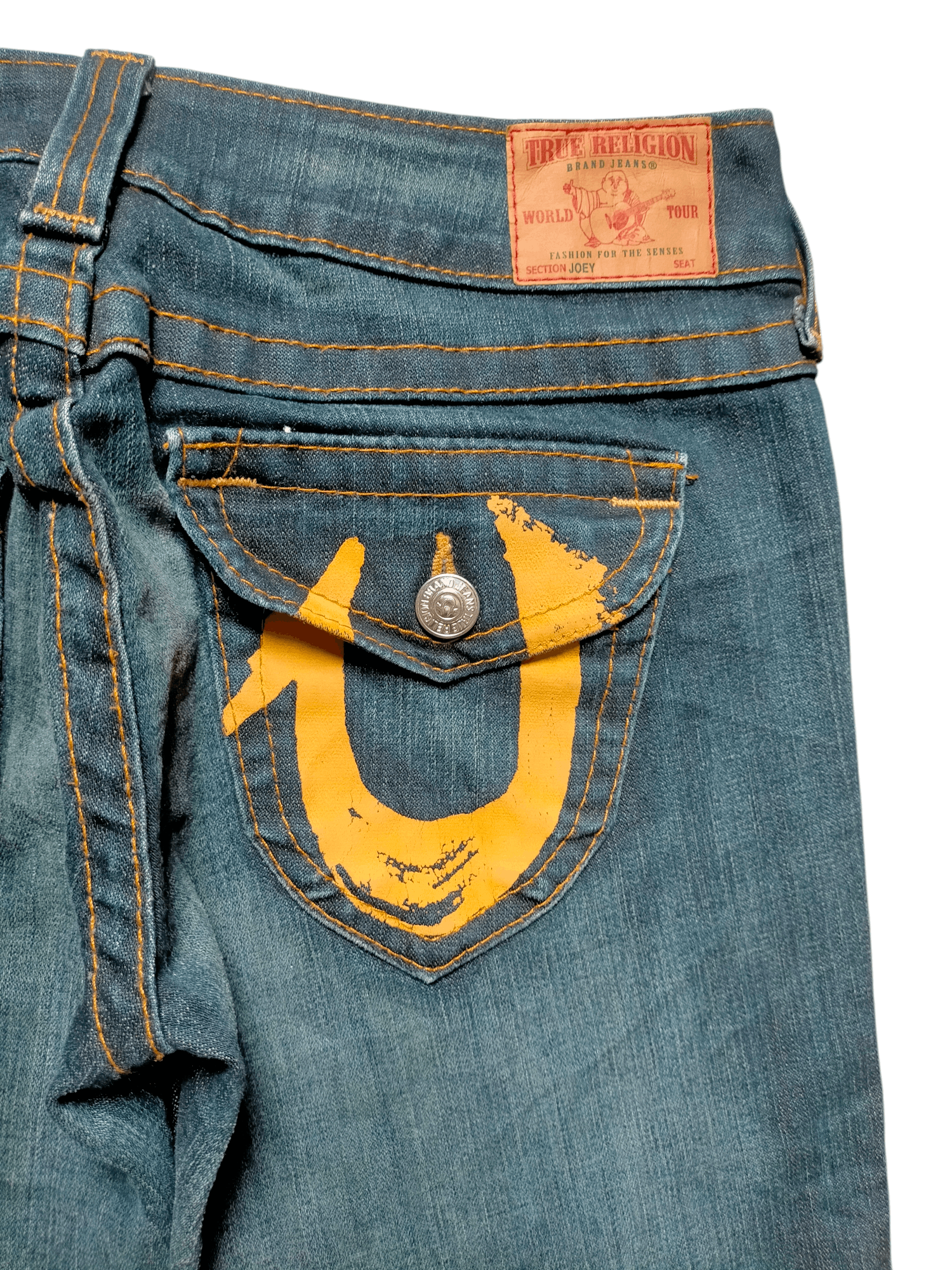 True Religion Flare Jeans True Religion Stretch Low Rise Boot cut Denim Size US 31 - 5 Thumbnail