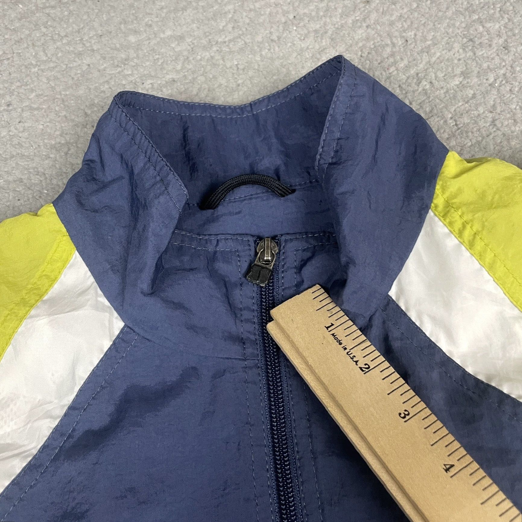 Nike VINTAGE Nike Windbreaker Jacket Mens Large Blue 90s Swoosh Check Coat Size US L / EU 52-54 / 3 - 5 Thumbnail
