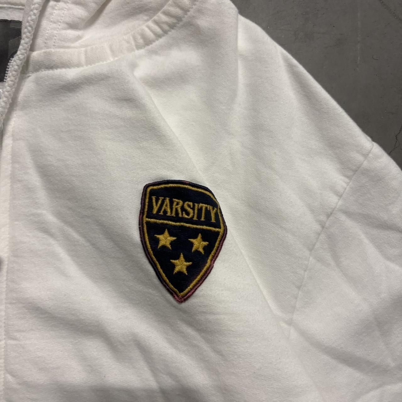 Old Navy × Vintage Vintage Y2K Old Navy Athletic Dept White zip up Hoodie Size US XL / EU 56 / 4 - 2 Thumbnail