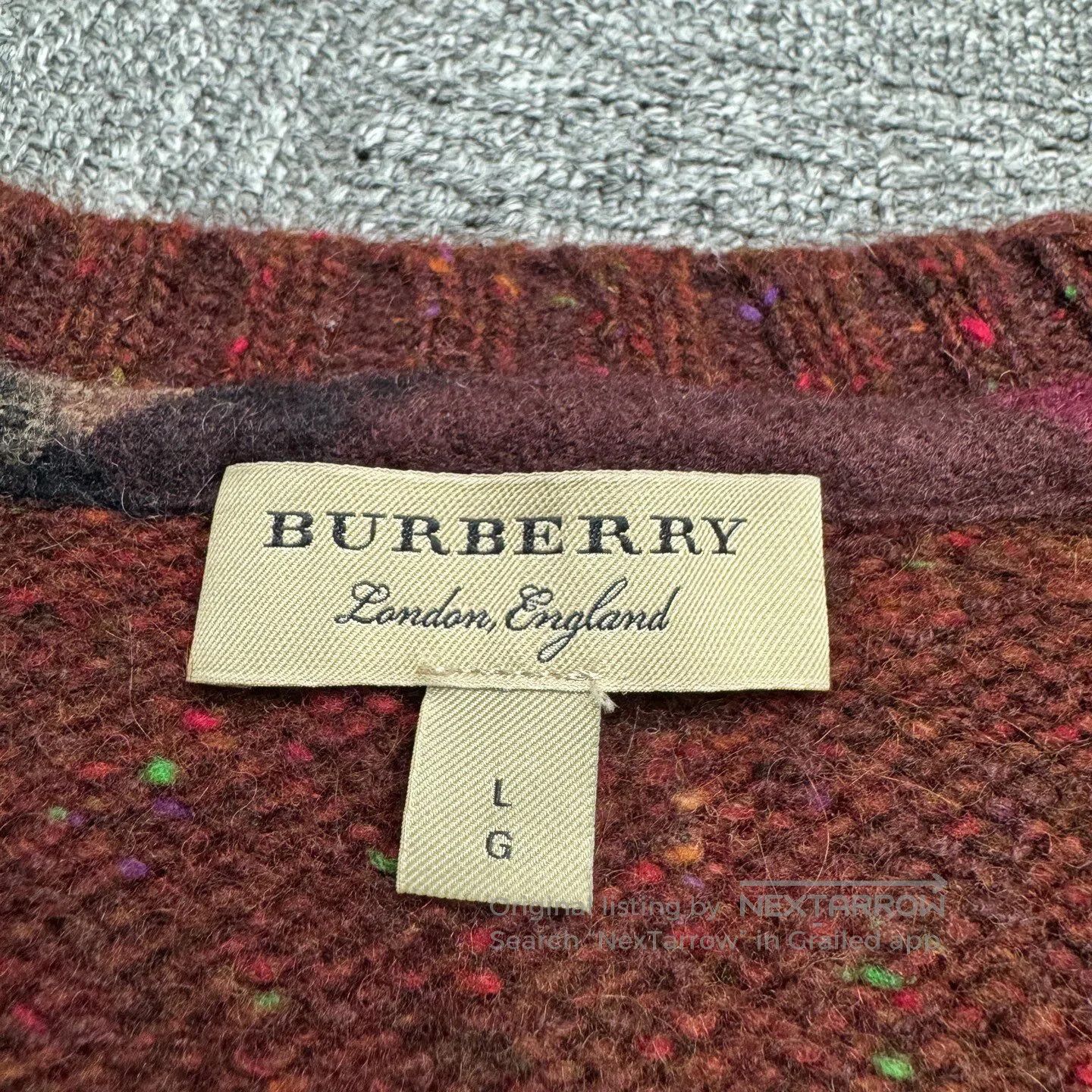 Burberry BURBERRY Wool sweater| Size L / US 10 / IT 46 - 3 Thumbnail