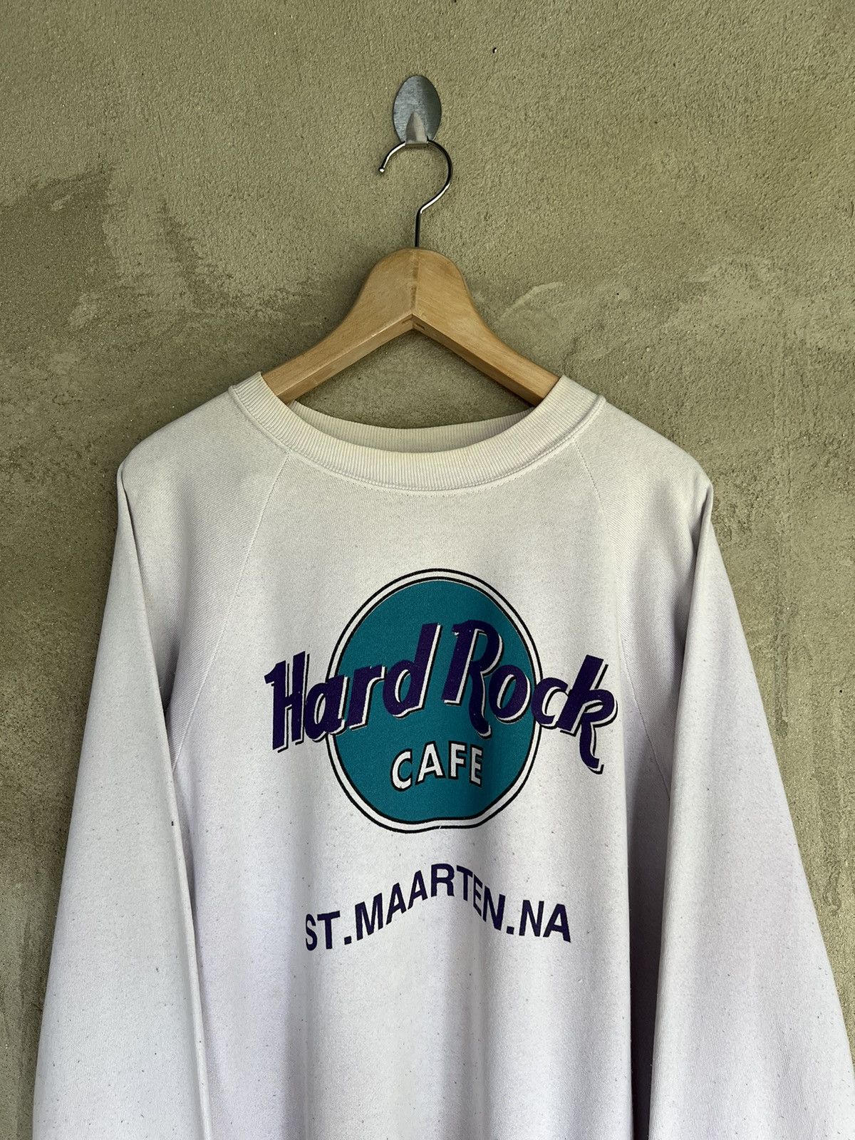 Fruit Of The Loom × Hard Rock Cafe × Vintage Vintage Hard Rock Cafe Sweatshirt Size US XL / EU 56 / 4 - 3 Thumbnail