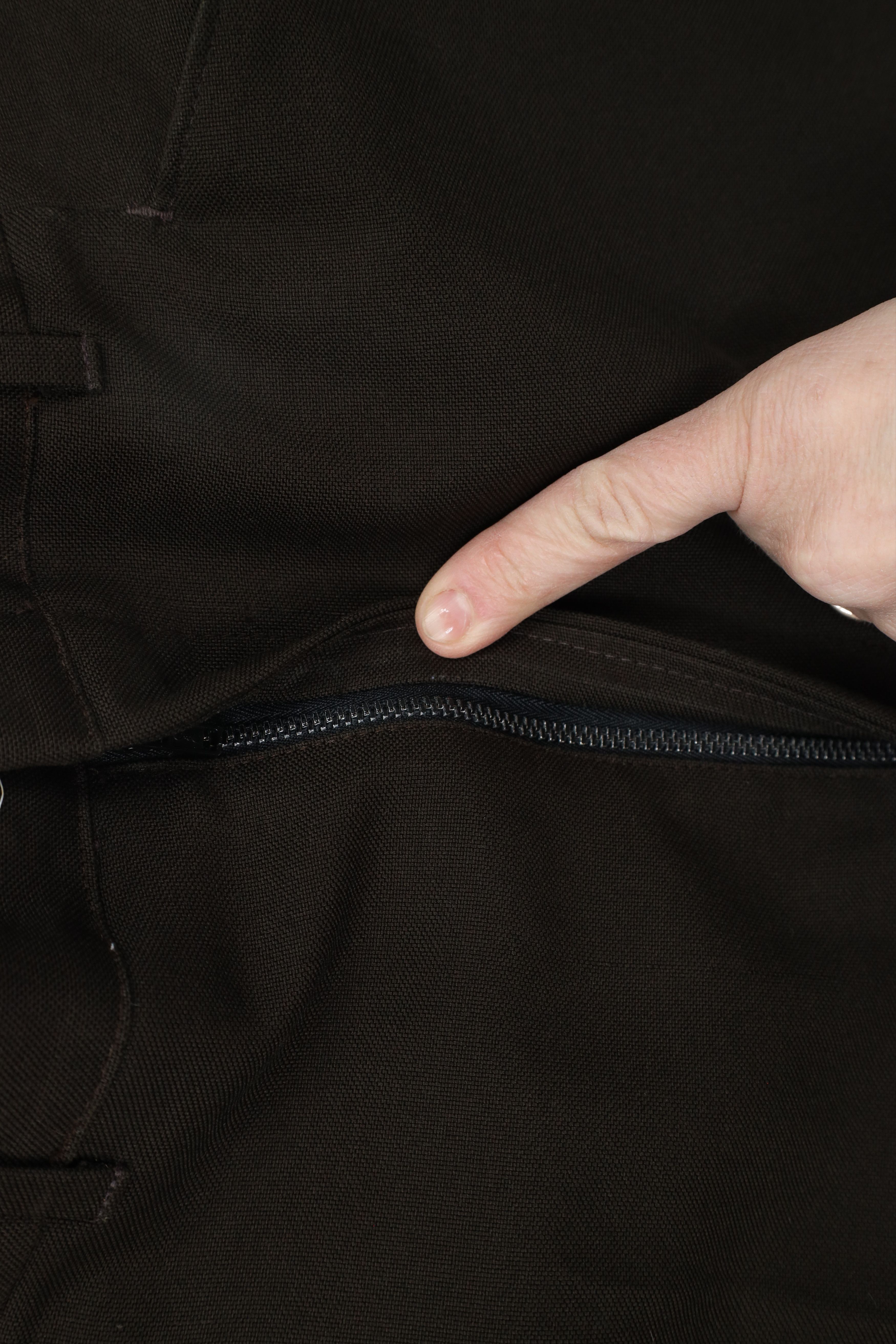 Vintage Vintage 70s Streetwear Wide Leg Knit Chino Pants Brown USA Size US 34 / EU 50 - 7 Thumbnail