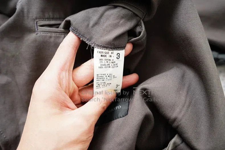 Yohji Yamamoto Yohji Yamamoto Gray Blazer Jacket Size US M / EU 48-50 / 2 - 9 Thumbnail