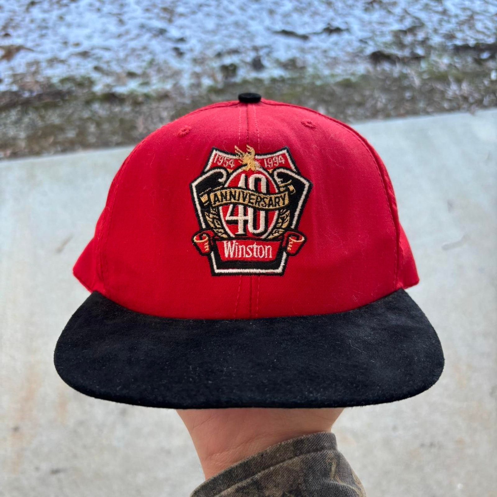 Marlboro × NASCAR × Vintage 90s Winston NASCAR Hat Size ONE SIZE - 1 Thumbnail