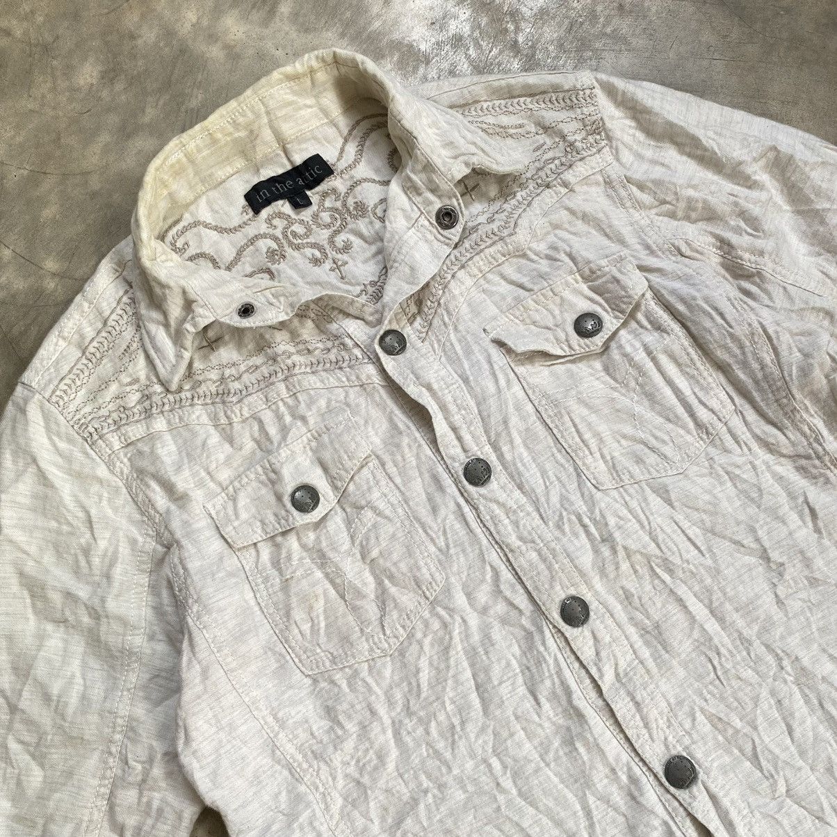 In The Attic Vintage In The Attic Western Short Sleeve Shirt Size US L / EU 52-54 / 3 - 3 Thumbnail