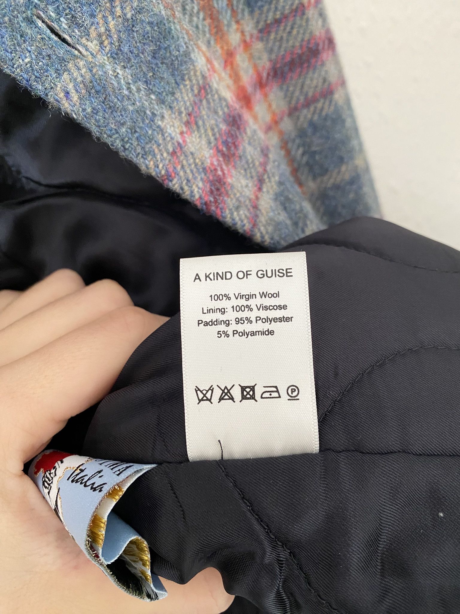 A Kind Of Guise 52/XL - 100% Virgin Wool Padded Overshirt Size US XL / EU 56 / 4 - 9 Thumbnail
