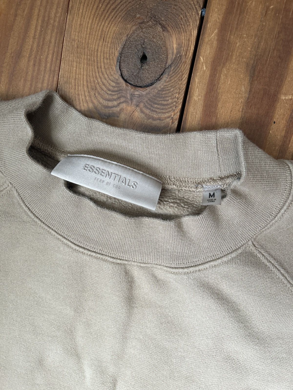 Essentials × Fear of God Fear of God Essentials Oatmeal Crewneck Sweatshirt Size US M / EU 48-50 / 2 - 2 Thumbnail