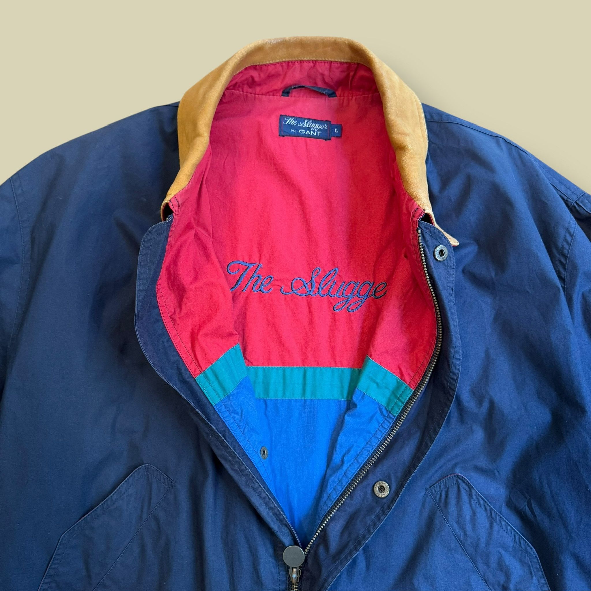 Gant Jacket The Slugger By Gant Blue Size US L / EU 52-54 / 3 - 3 Thumbnail