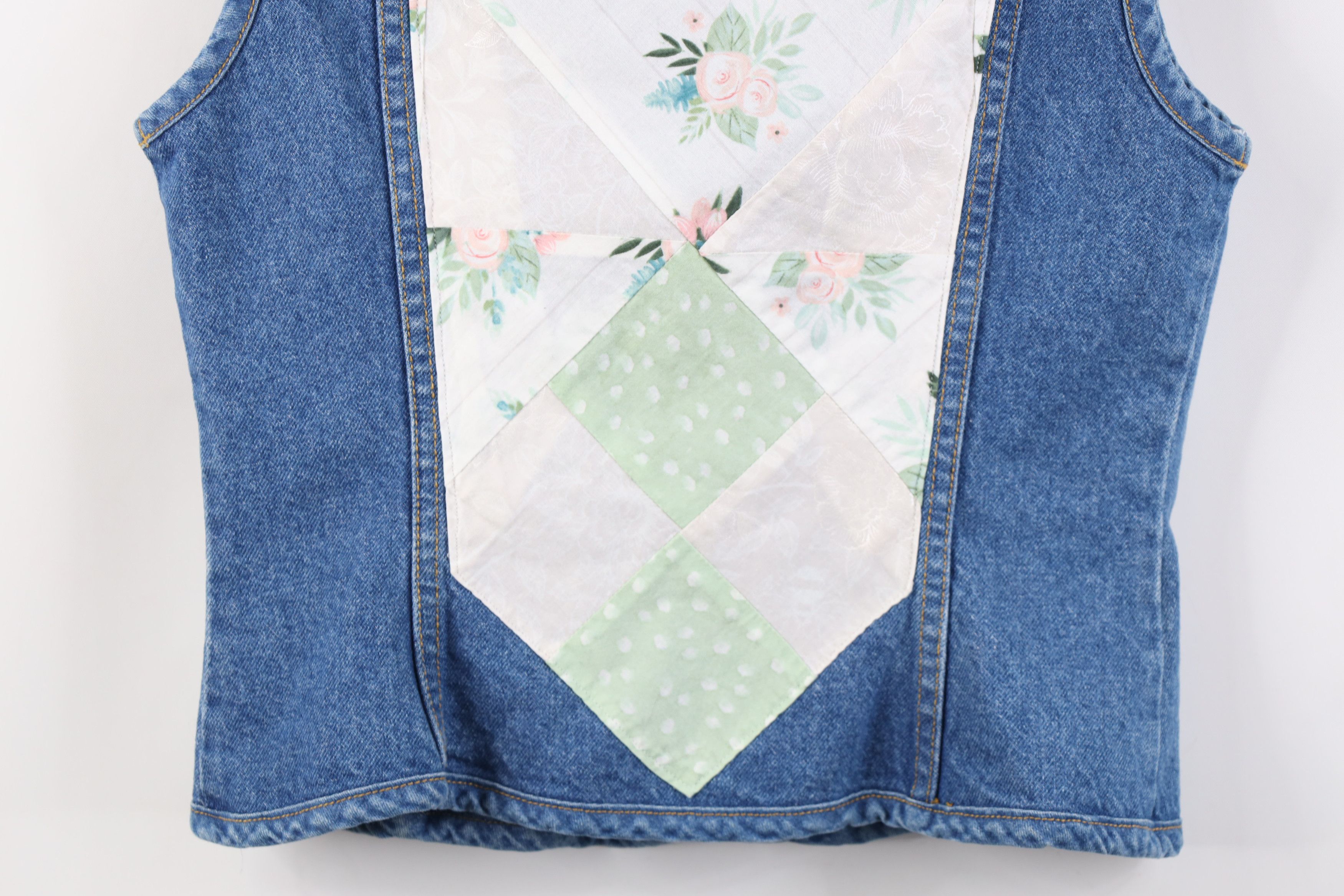 Vintage Vintage 90s Y2K The Limited Bella Zip Denim Vest Jacket USA Size S / US 4 / IT 40 - 12 Thumbnail