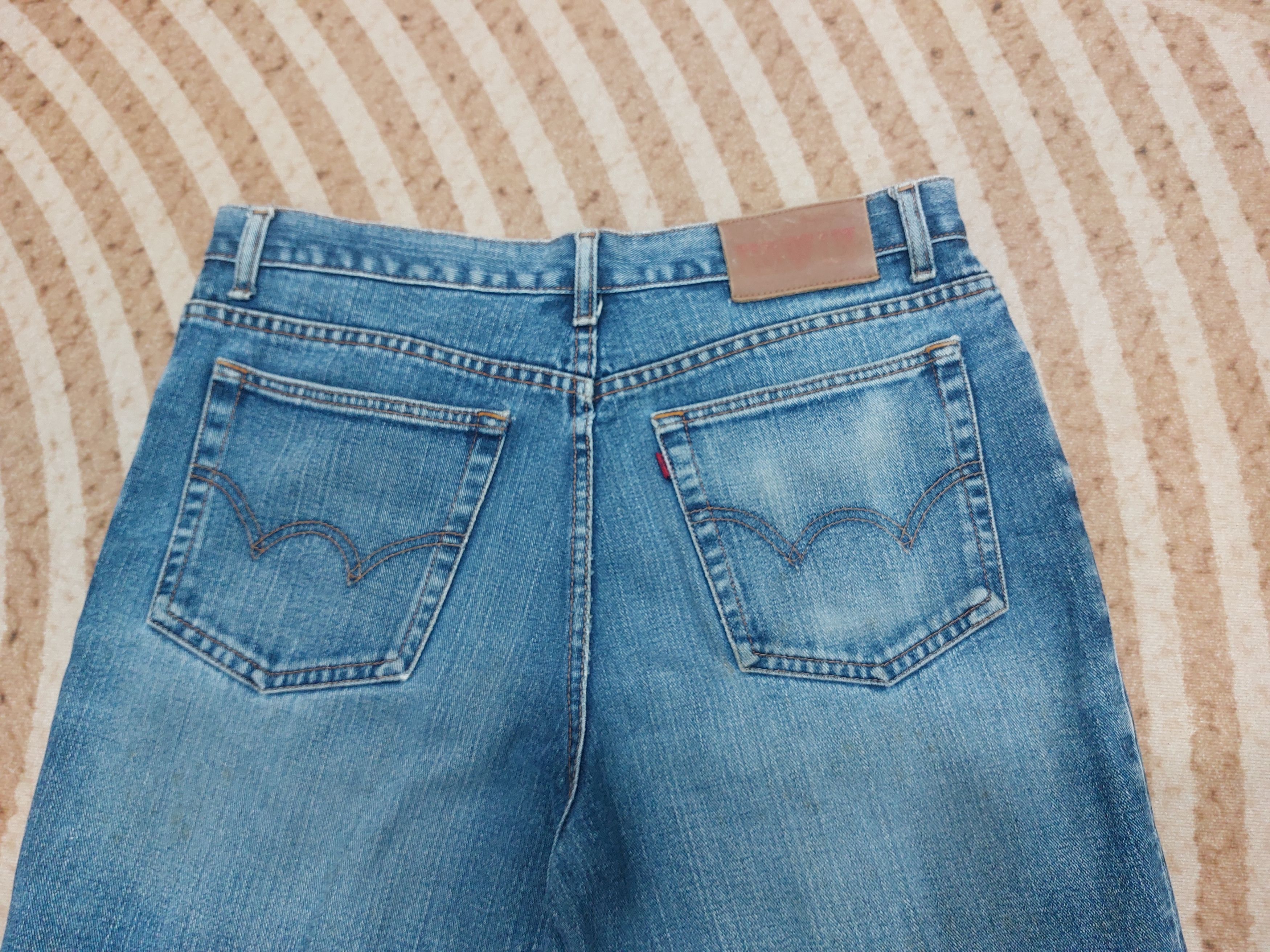 Edwin VINTAGE EDWIN 503 REGULAR DISTRESSED MUD WASH JAPANESE DENIM Size US 35 - 14 Thumbnail