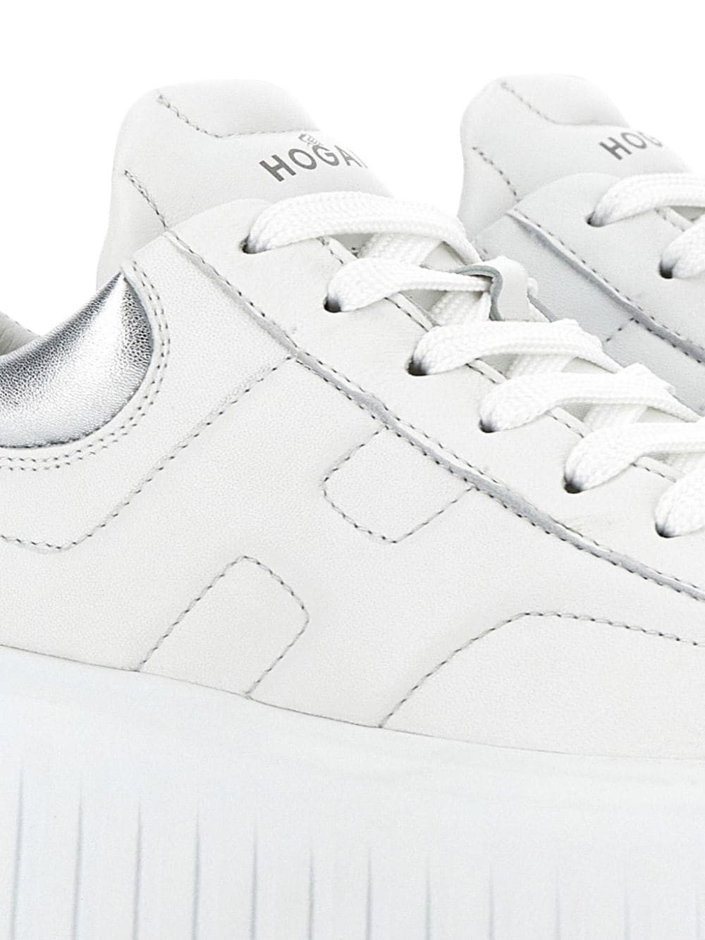 Hogan o1s22i1n1024 H-Stripes Low-Top Sneakers in White Size US 10 / IT 40 - 6 Thumbnail