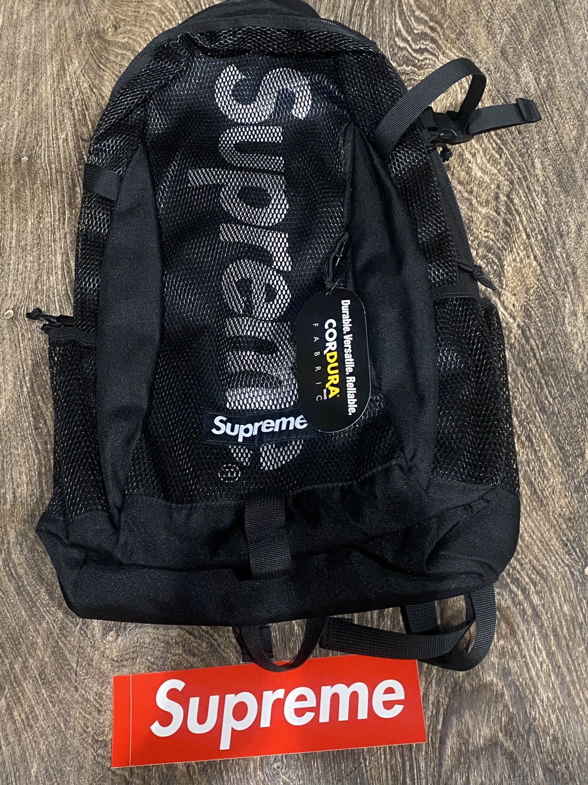Supreme Mesh Backpack | Grailed