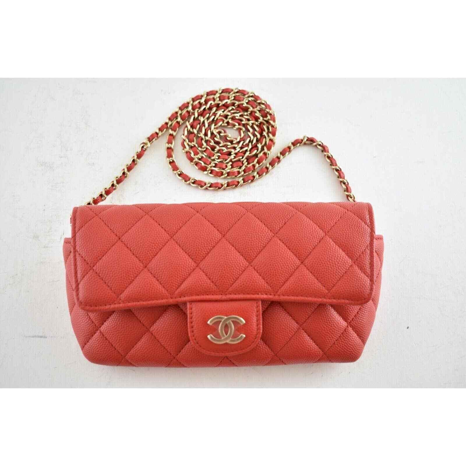 Chanel Chanel Classic Case On Chain Clutch CC Shoulder Crossbody Size ONE SIZE - 1 Thumbnail