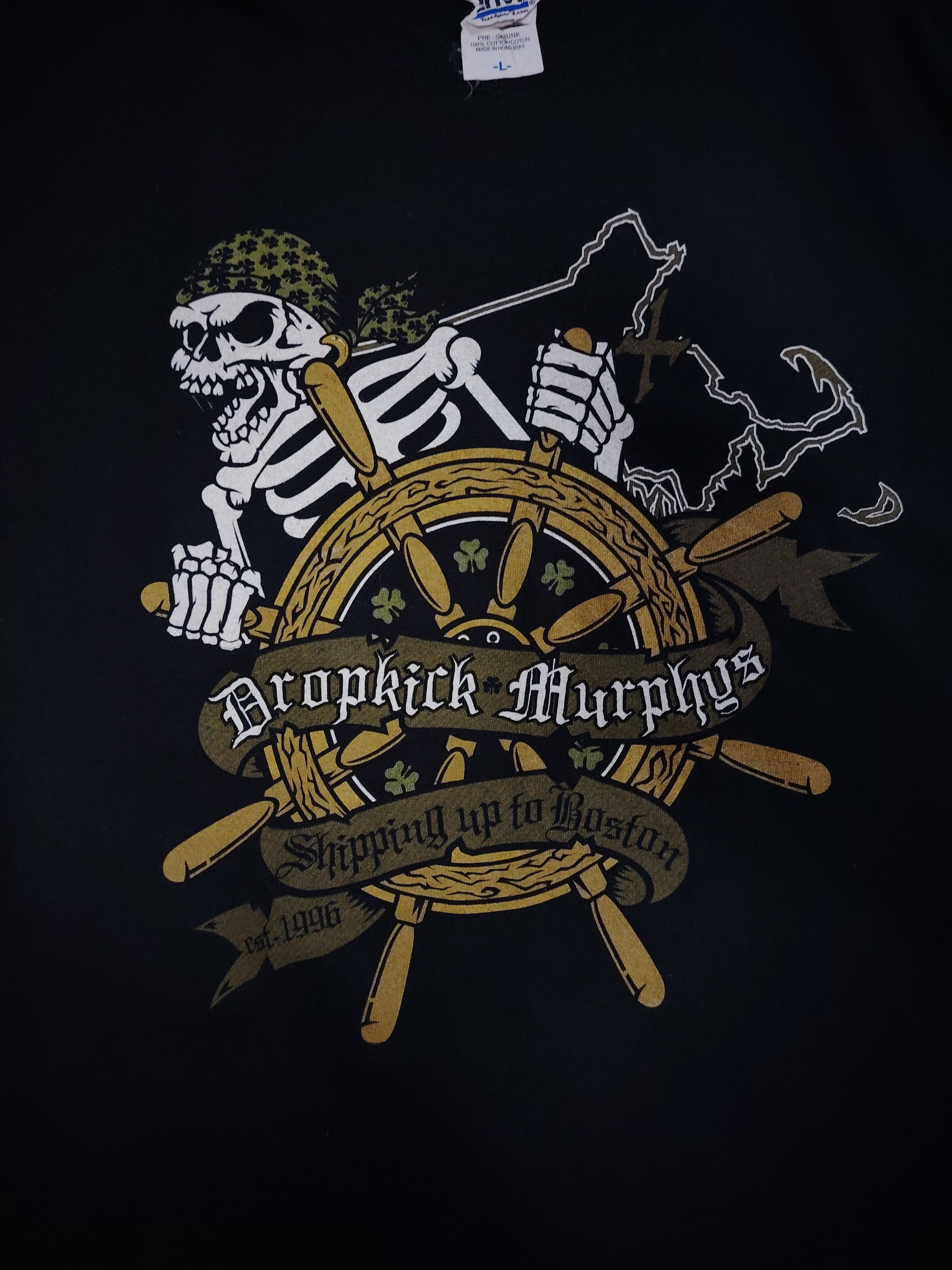 Band Tees × Vintage Vintage Y2K Dropkick Murphy t shirt Size US L / EU 52-54 / 3 - 3 Thumbnail