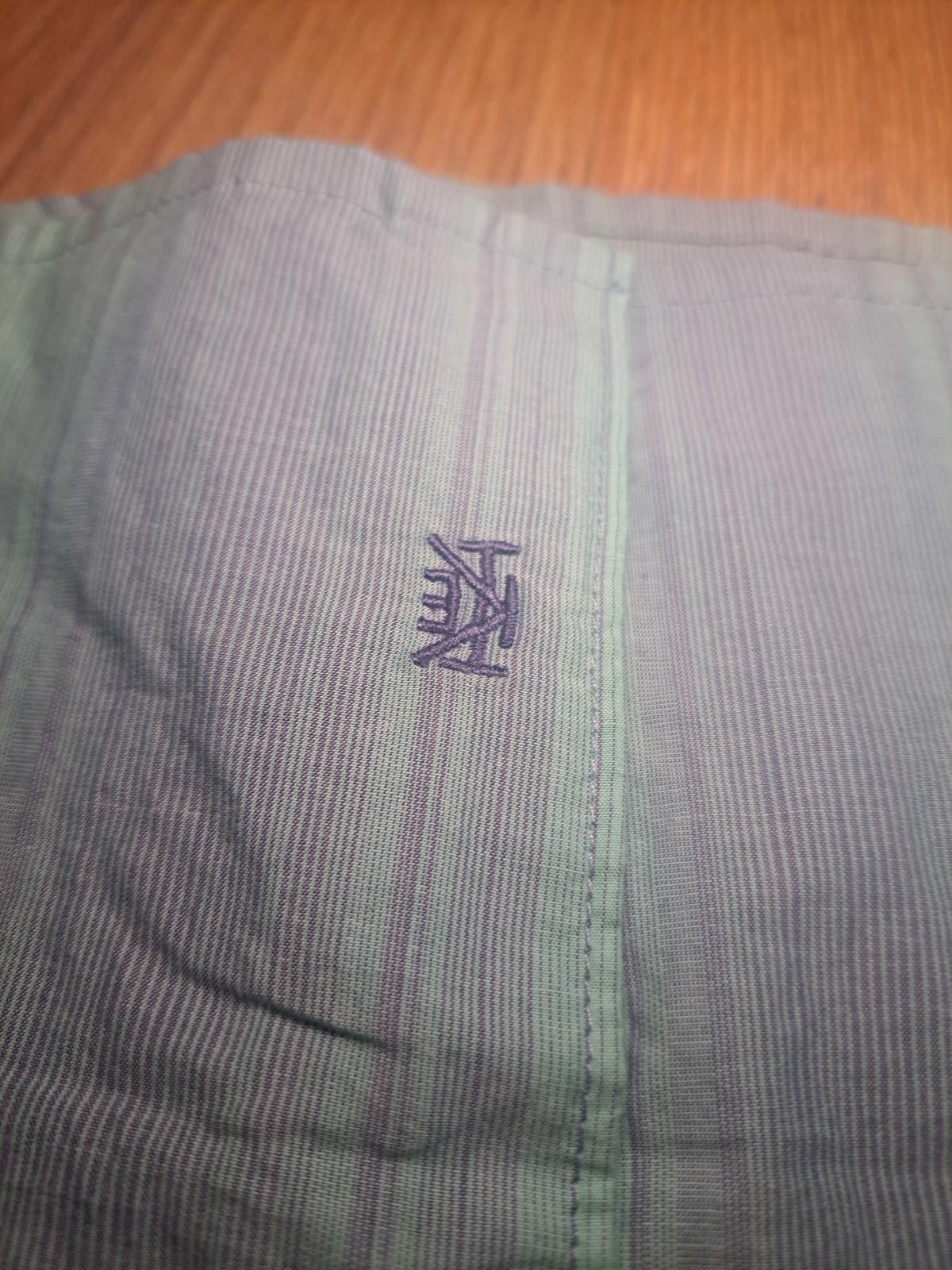 Ike Behar Ike Behar Button Up Dress Shirt Mens Large Green Cotton Size 42R - 3 Thumbnail