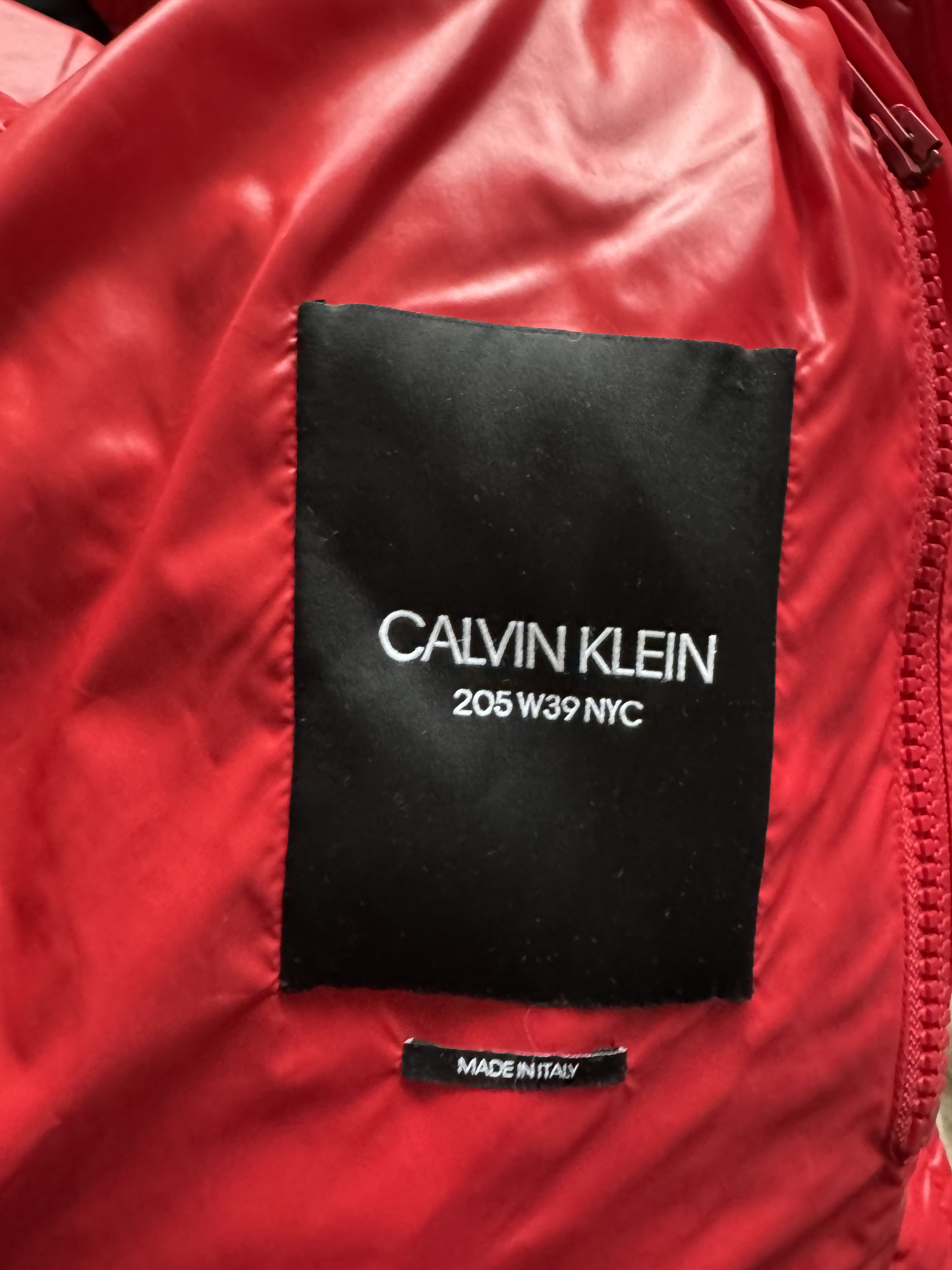 Calvin Klein 205W39NYC Red Oversized Puffer Jacket Size US XL / EU 56 / 4 - 16 Thumbnail