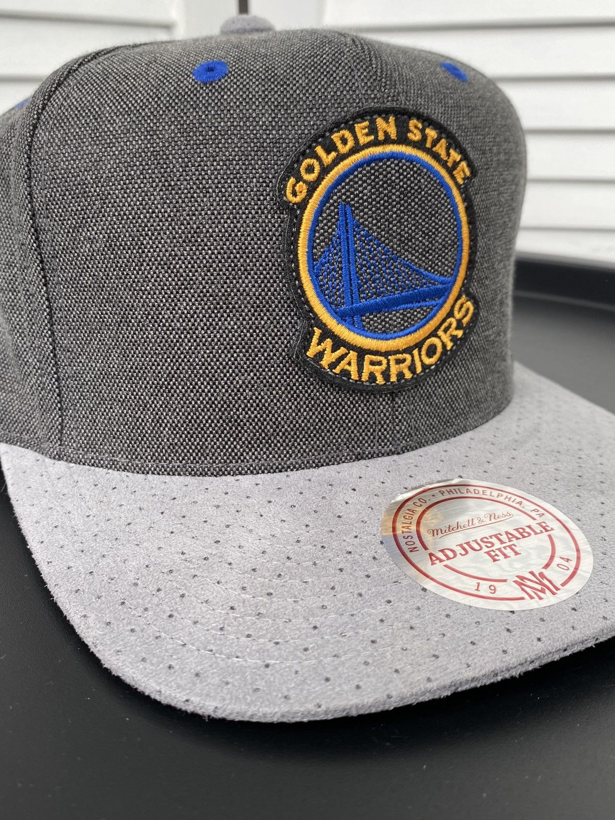Mitchell & Ness × NBA Mitchell Ness Golden State Warriors NBA Basketball Snapback Size ONE SIZE - 3 Thumbnail
