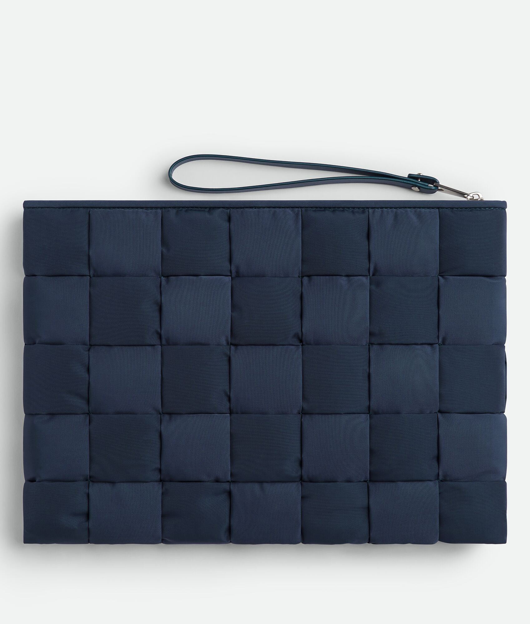 Bottega Veneta o1n1vont0625 Size: OS / Cassette Large Flat Pouch in Blue Size ONE SIZE - 3 Thumbnail