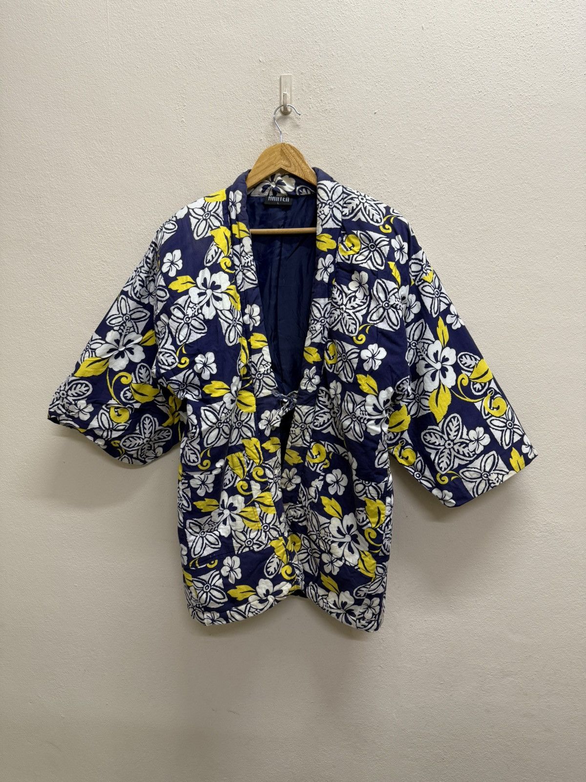 Japanese Brand Vintage Hanten Paded Jacket Drawstring Kimono Size US M / EU 48-50 / 2 - 12 Thumbnail