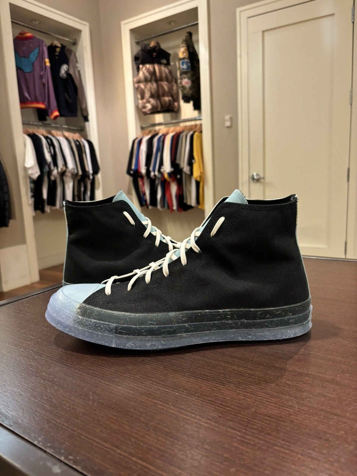 Converse Converse Chuck Taylor All Star 70 Hi Renew Egret Black Grailed
