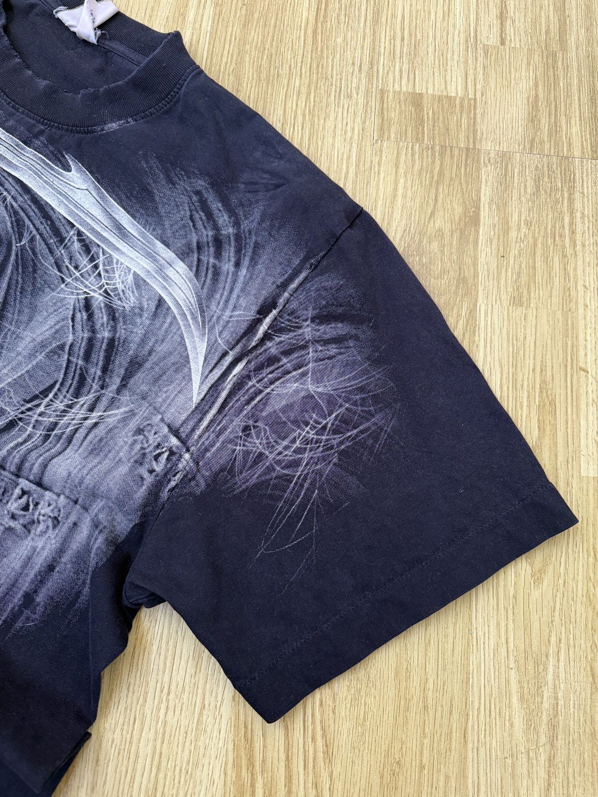 Gildan Grim Reaper Skull Candle Tatoo Death Rock Discharge t shirt Size US XL / EU 56 / 4 - 9 Thumbnail