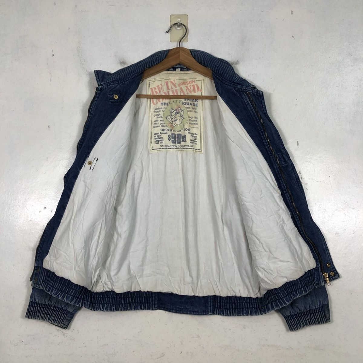 Japanese Brand Biker Bondage Parachute Denim Jacket Bobson Seditionaries Size US L / EU 52-54 / 3 - 15 Thumbnail