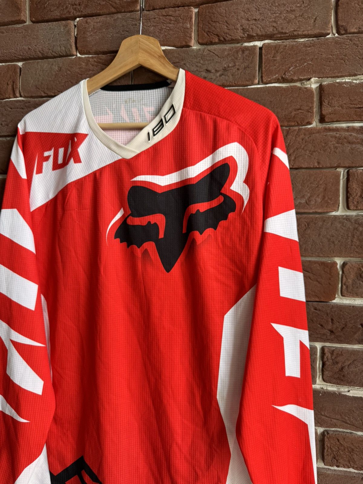Fox Racing Vintage Fox racing jersey size M big logo Moto racing Size US M / EU 48-50 / 2 - 4 Thumbnail