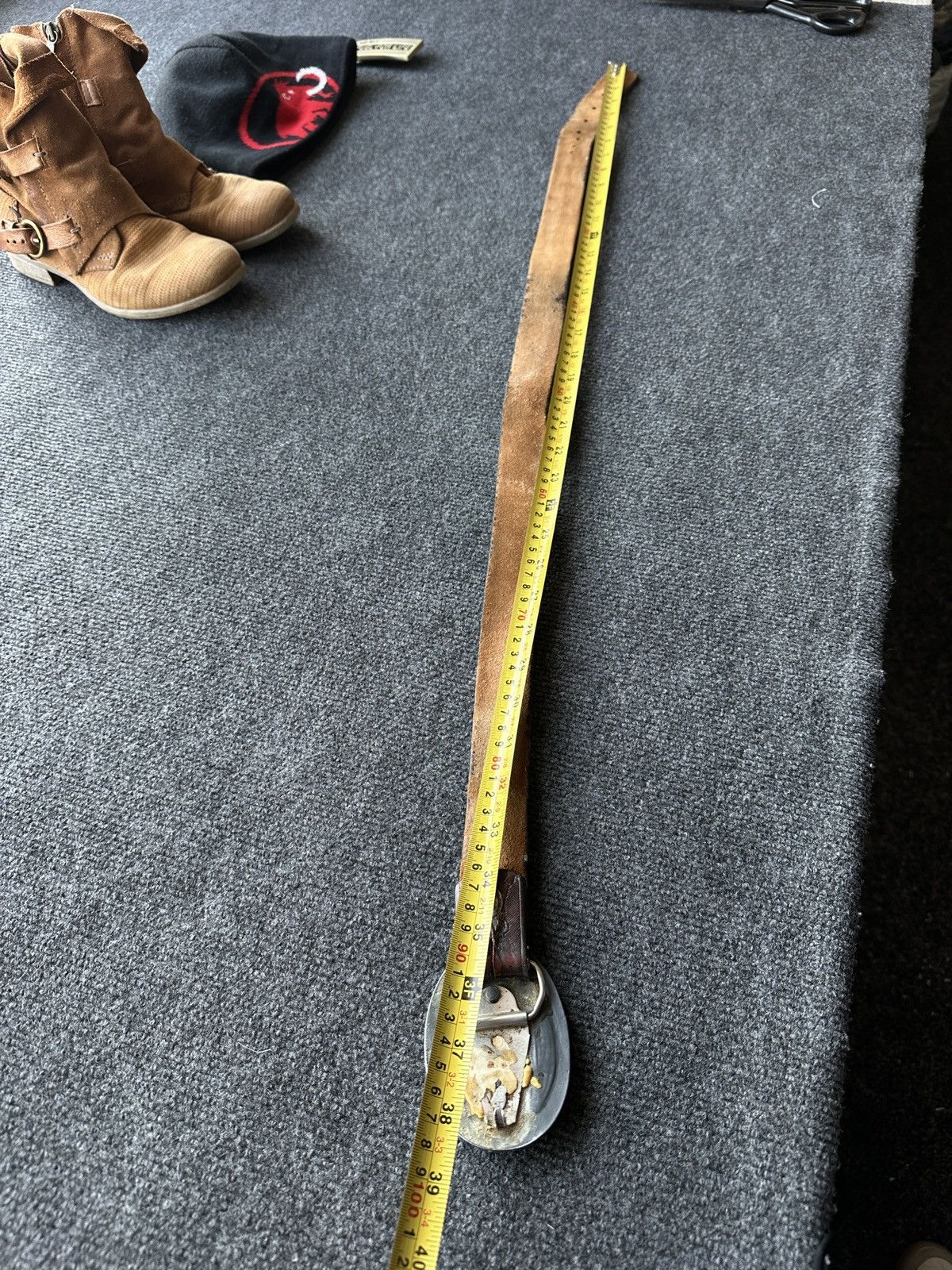 Other 🚨 LEATHER VNTG EL CHACO USA EAGLE MOTORCYCLE BELT RARE Size ONE SIZE - 12 Thumbnail
