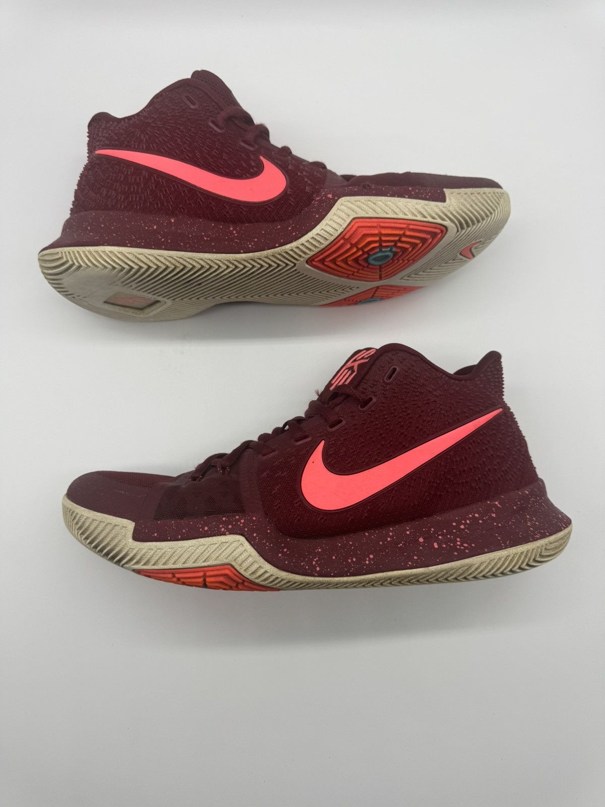 Nike Nike Kyrie 3 Team Red Hot Punch 852395-681 Men’s Size 8 Size US 8 / EU 41 - 2 Thumbnail
