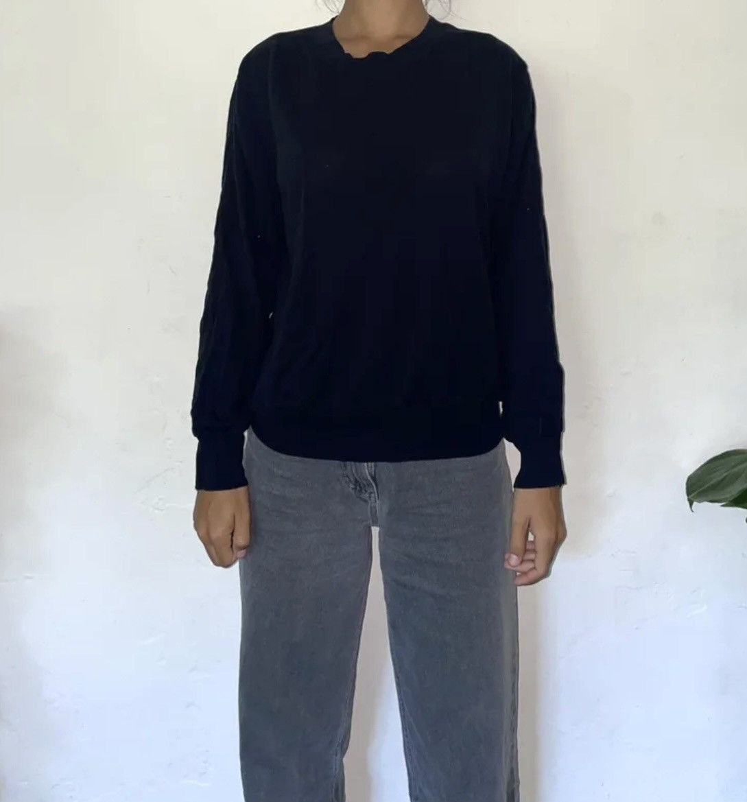 Dries Van Noten Dries Van Noten Navy Crewneck Pullover Size S / US 4 / IT 40 - 2 Thumbnail