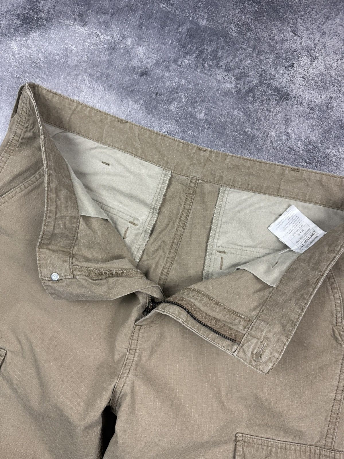 Carhartt Vintage Carhartt Cargo Pants Beige Work Regular Baggy Y2K Size US 34 / EU 50 - 18 Thumbnail