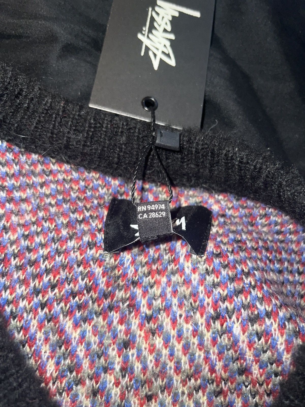 Stussy Stussy Plaid Mohair Sweat Crewneck Size US S / EU 44-46 / 1 - 5 Thumbnail