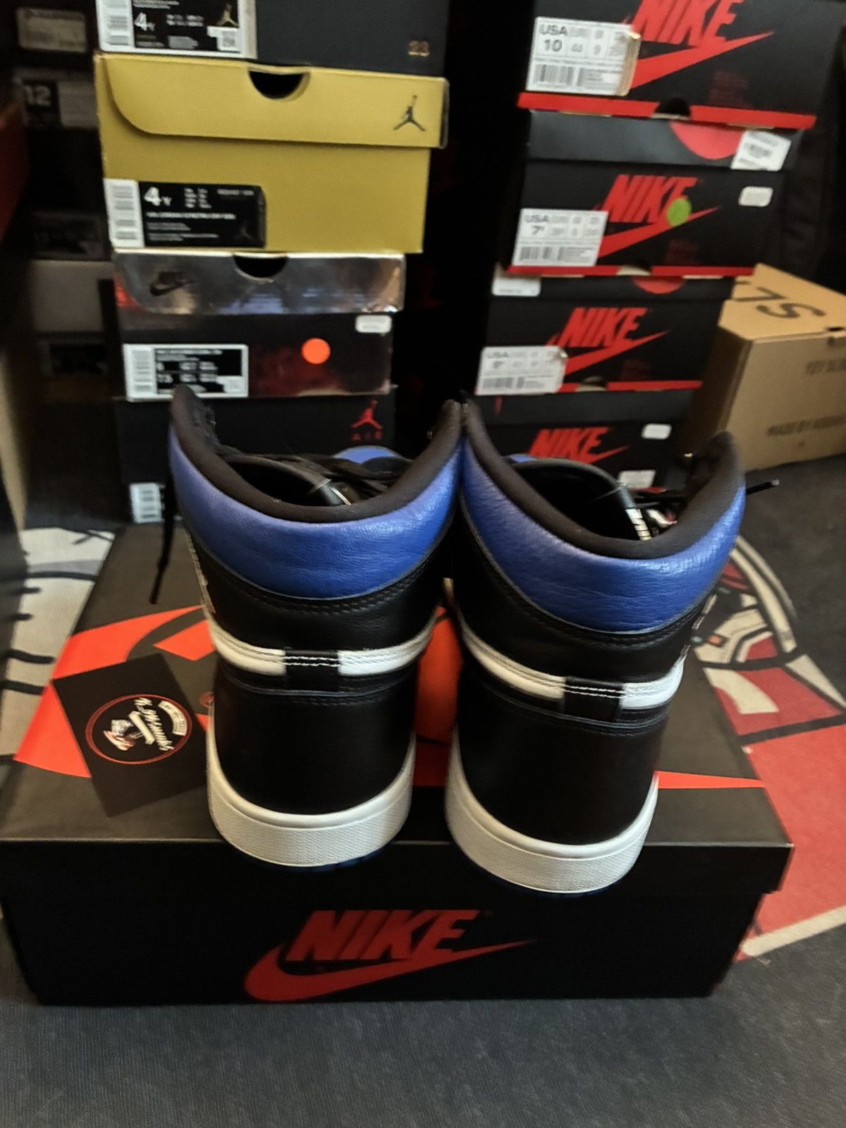 Jordan Brand Jordan 1 royal toe Size US 9.5 / EU 42-43 - 5 Thumbnail
