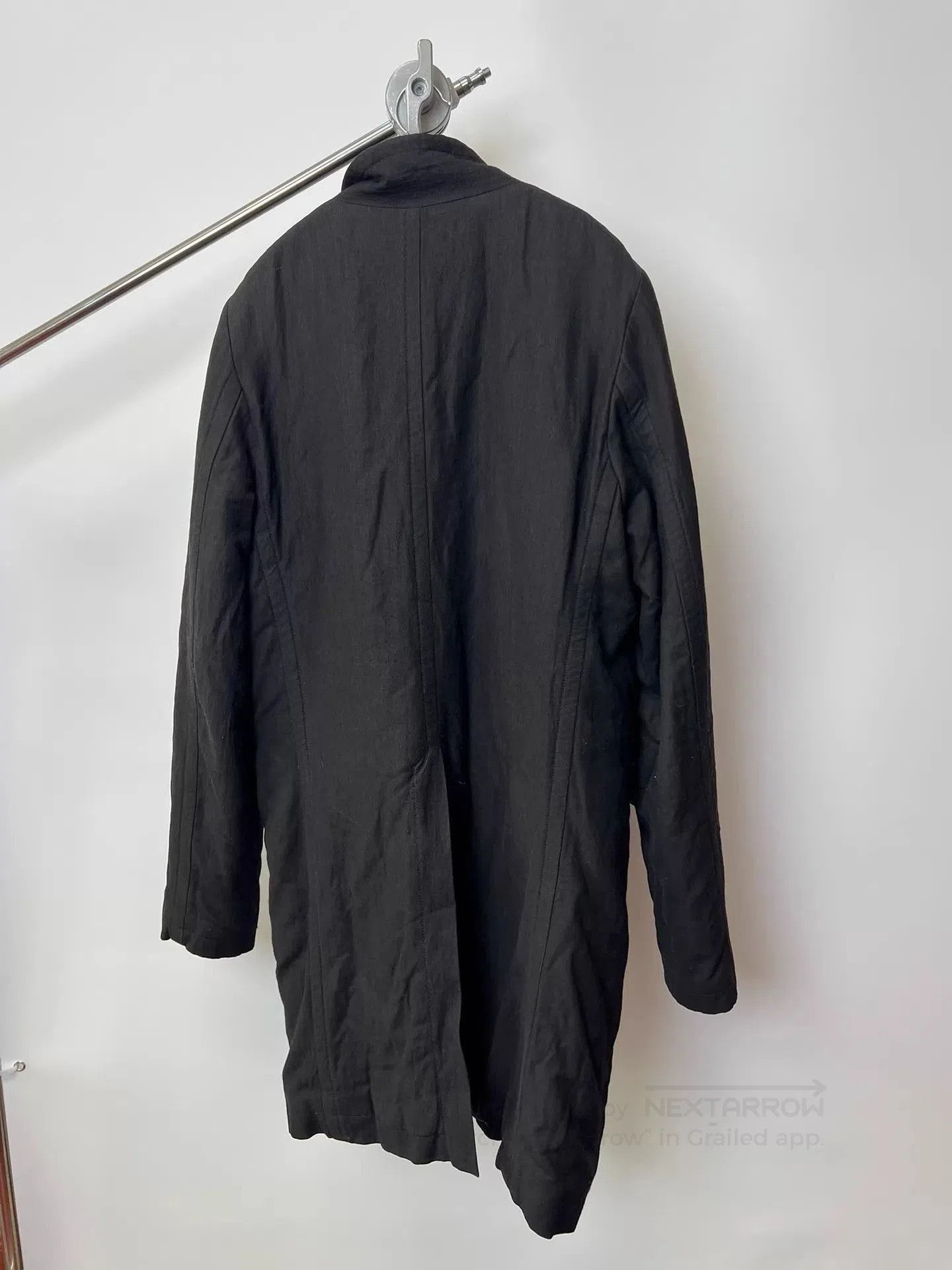 Ann Demeulemeester Black Lightweight Button-Front Jacket Size L. Size US L / EU 52-54 / 3 - 7 Thumbnail