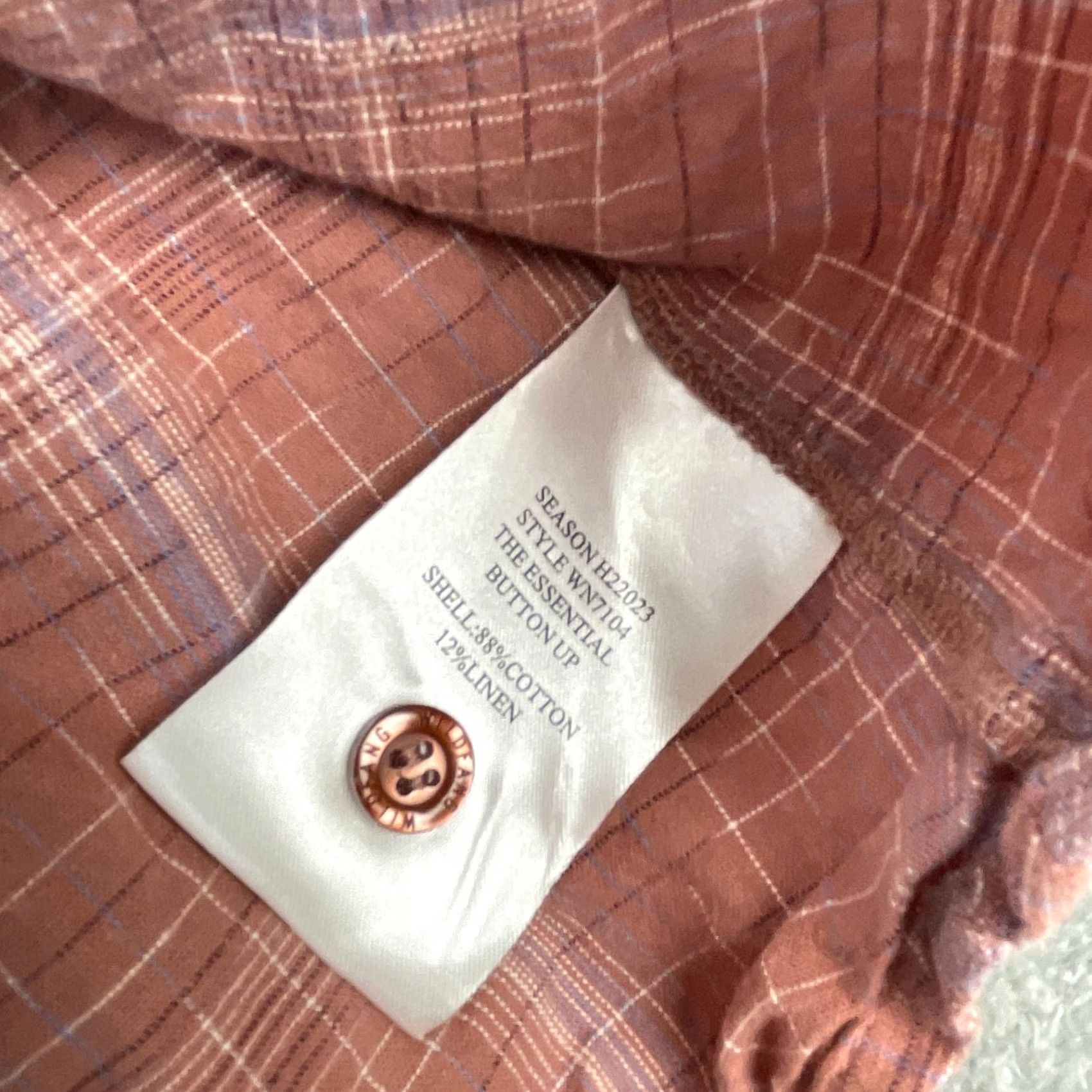 Wildfang Wildfang Shirt M Pink The Essential Button Up Plaid Cotton Casual Classic City Preppy Womens Size M / US 6-8 / IT 42-44 - 7 Thumbnail