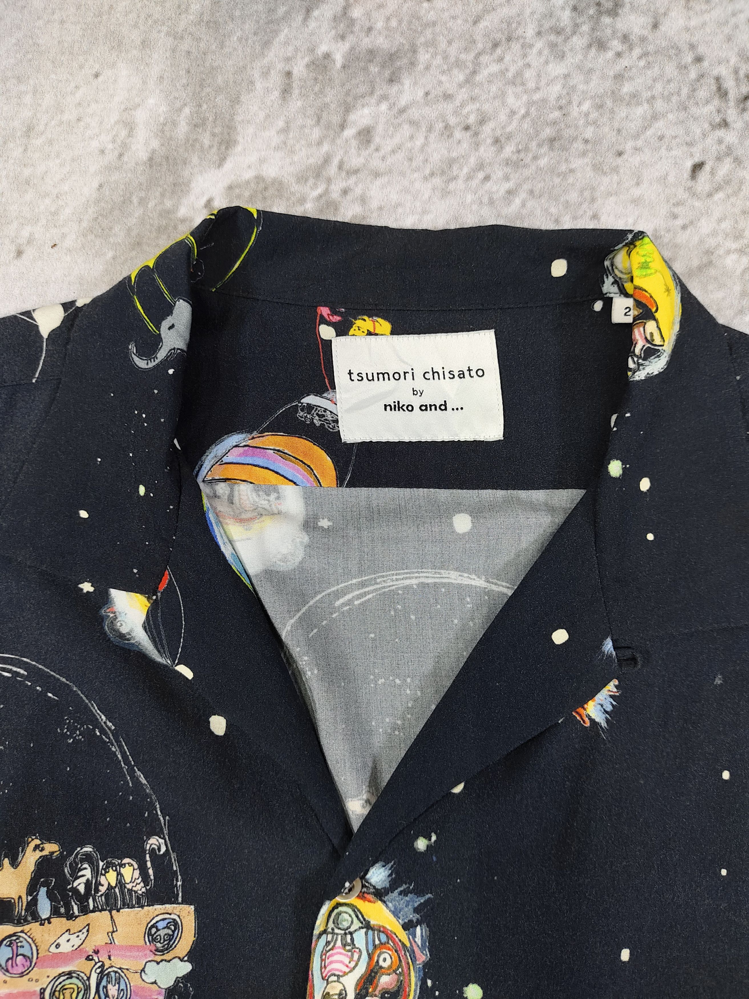 Tsumori Chisato Tsumori Chisato by Niko and🇯🇵Space Art Graphic Rayon Shirt Size US M / EU 48-50 / 2 - 7 Thumbnail