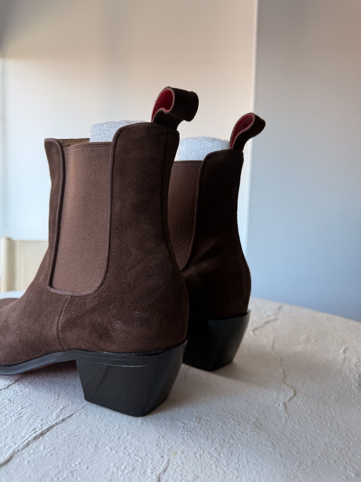 Arno De France NEW Dark Brown Suede Ankle Boots Size US 9.5 / EU 42-43 - 9 Thumbnail
