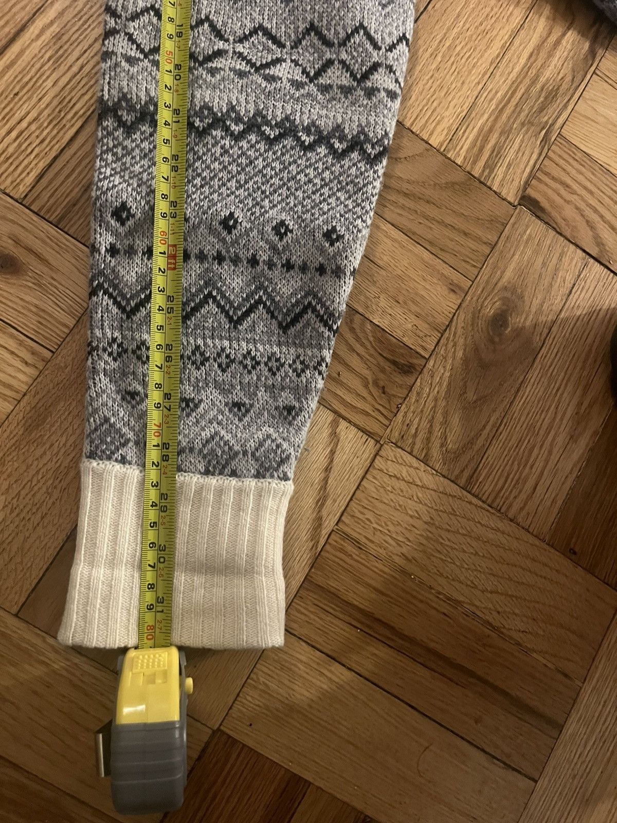 Aime Leon Dore Aime Leon Dore Grey Fair Isle Sweater Size US M / EU 48-50 / 2 - 8 Thumbnail