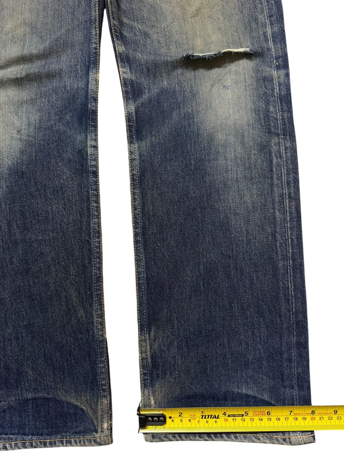 Levi's Vintage Clothing Vintage 90s Levis 501 Faded Mud Wash Distress Regular Fits Size US 32 / EU 48 - 13 Thumbnail