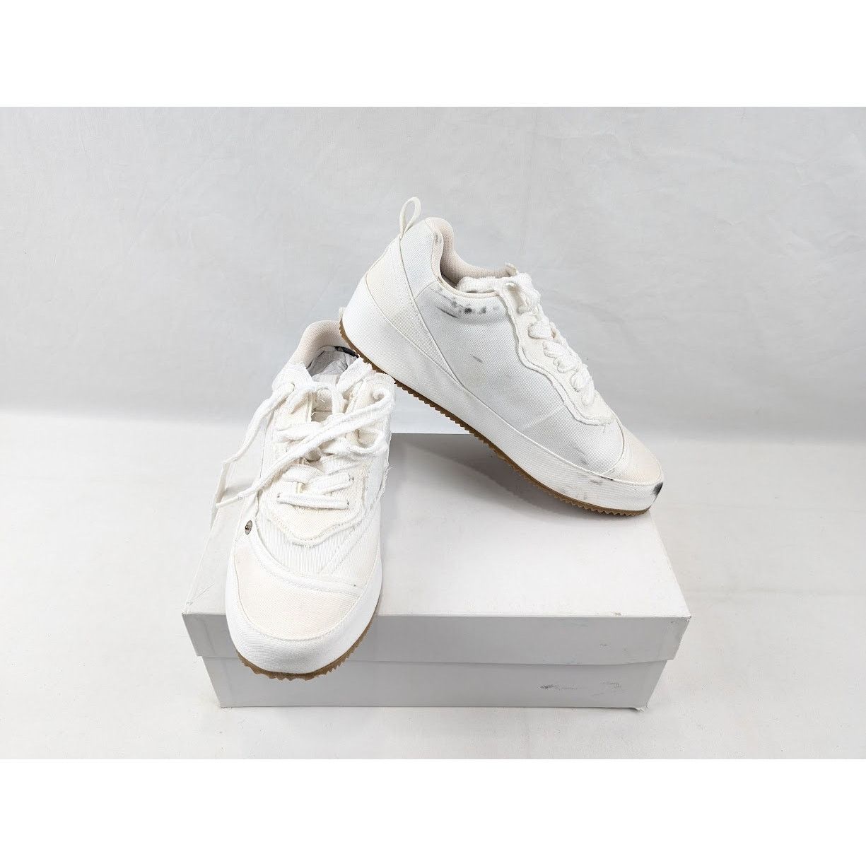 Loewe o1rshd1 Low-Top Cloth Sneakers in Blanco Size US 10 / EU 43 - 18 Thumbnail