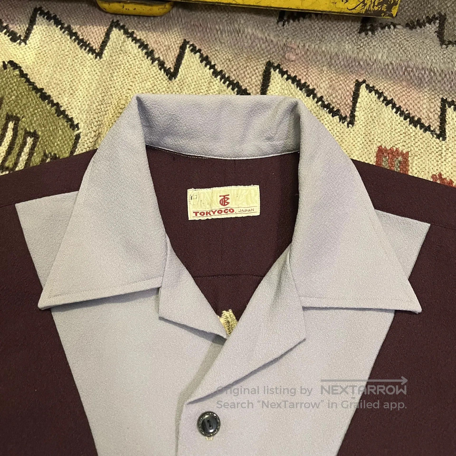 Vintage Vintage 90s Japanese Sukajan Shirt. Size US M / EU 48-50 / 2 - 4 Thumbnail