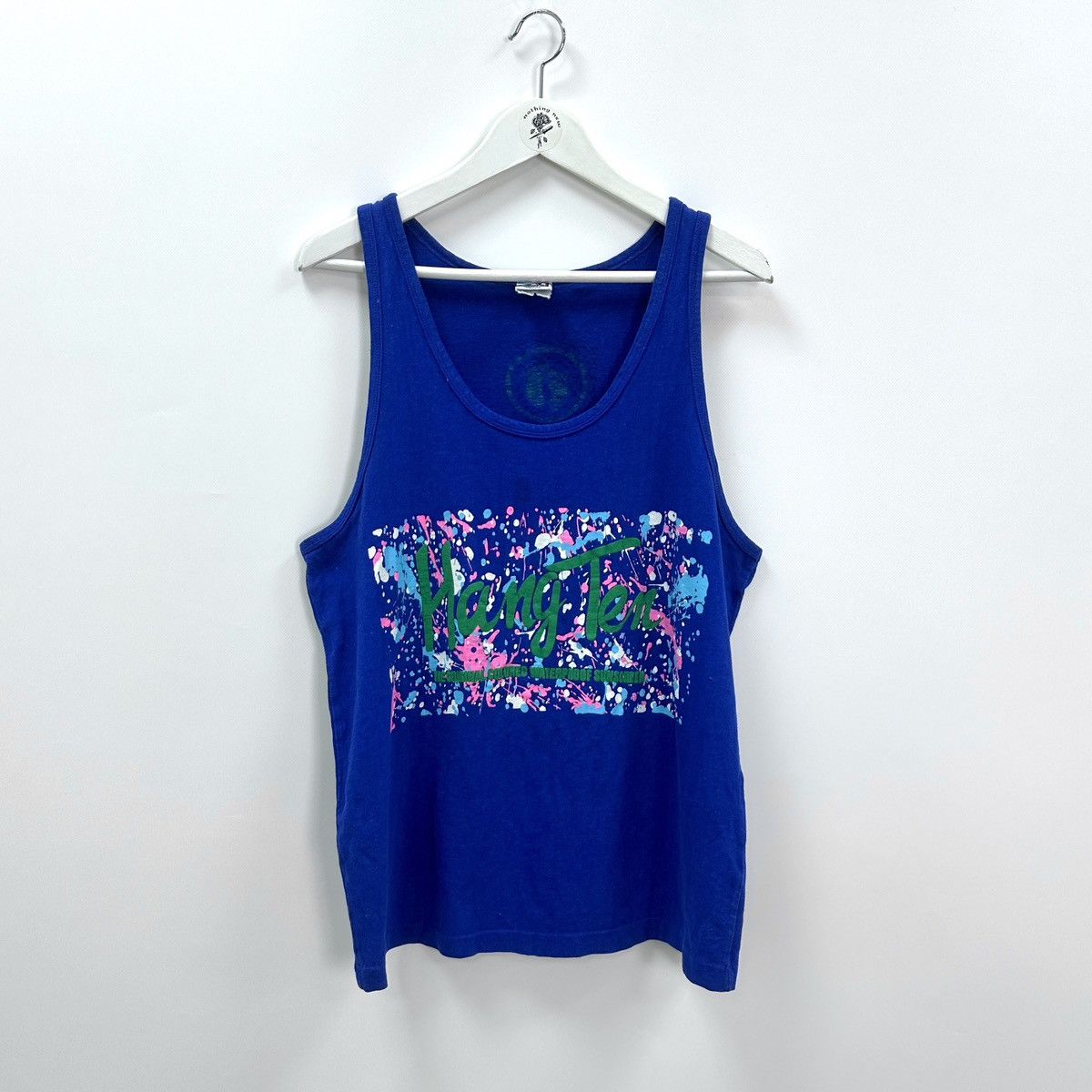 Hang Ten Vintage 90s Hang Ten Painted tank top y2k hype Hawaii surf Size US L / EU 52-54 / 3 - 1 Thumbnail