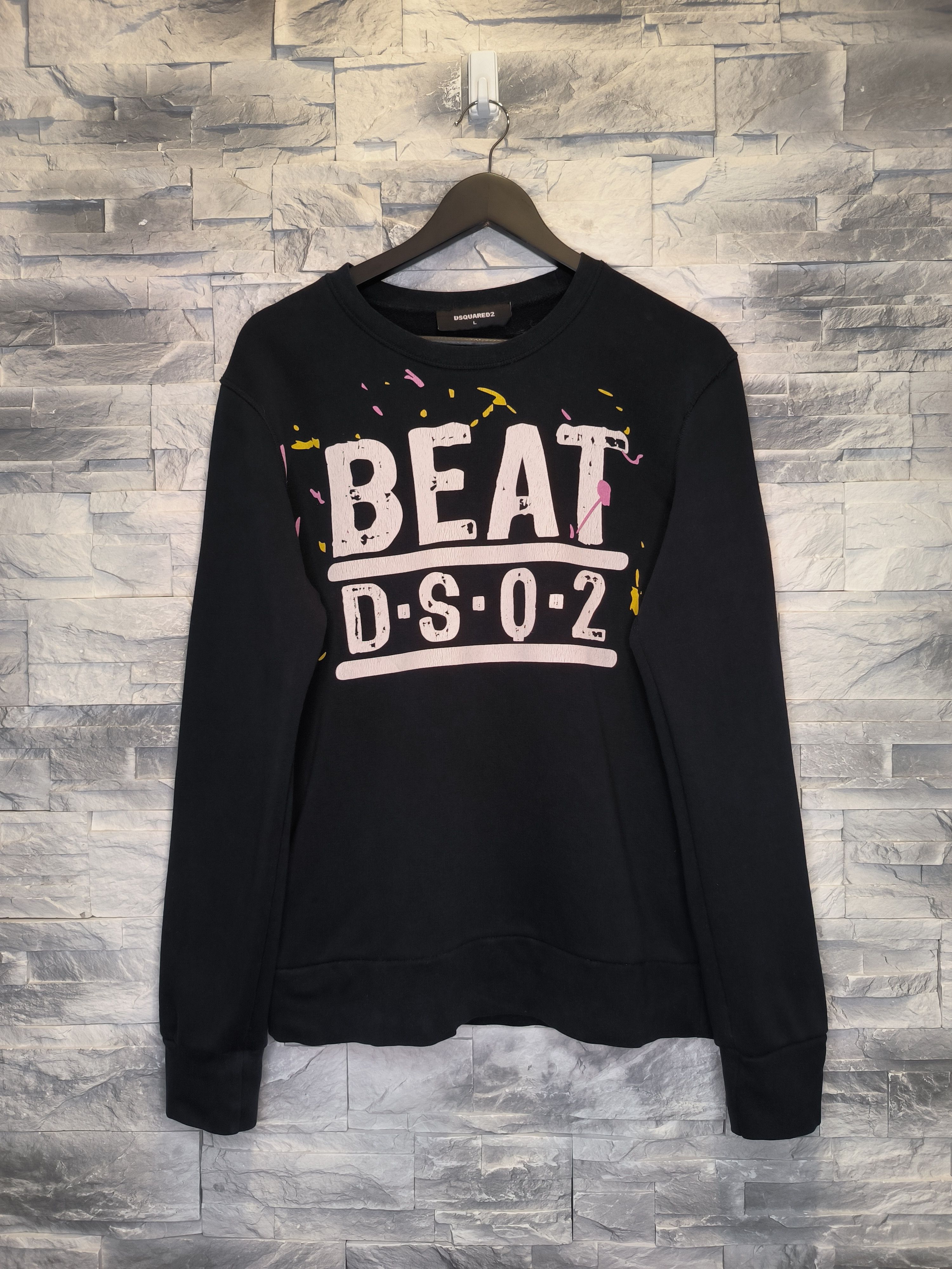 Dsquared2 Dsquared2 DSQ2 Sweatshirt Crewneck Black Beat Size US XS / EU 42 / 0 - 1 Thumbnail