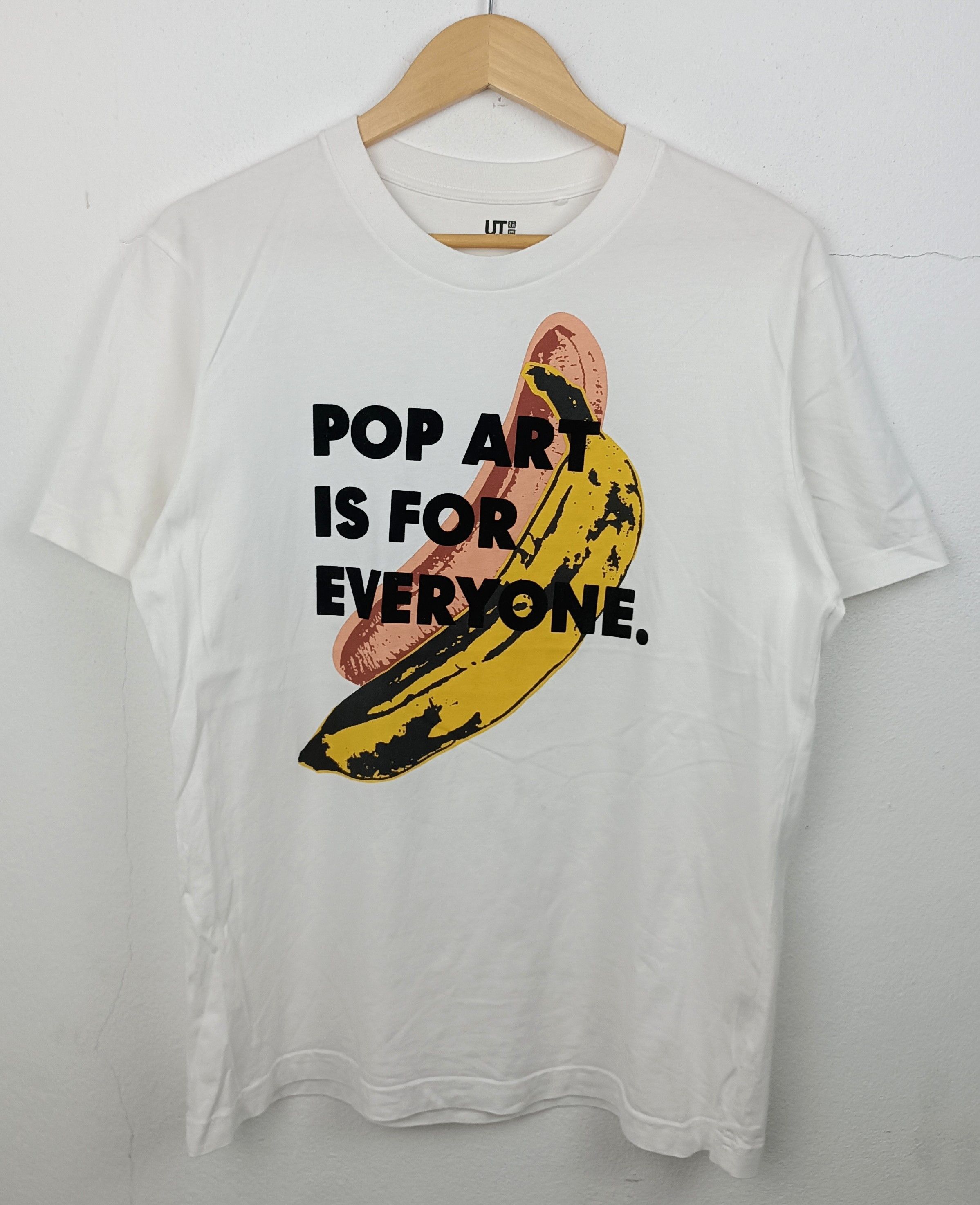 Andy Warhol VINTAGE ANDY WARHOL POP ART FOR EVERYONE BANANA VELVET TEE Size US M / EU 48-50 / 2 - 3 Thumbnail