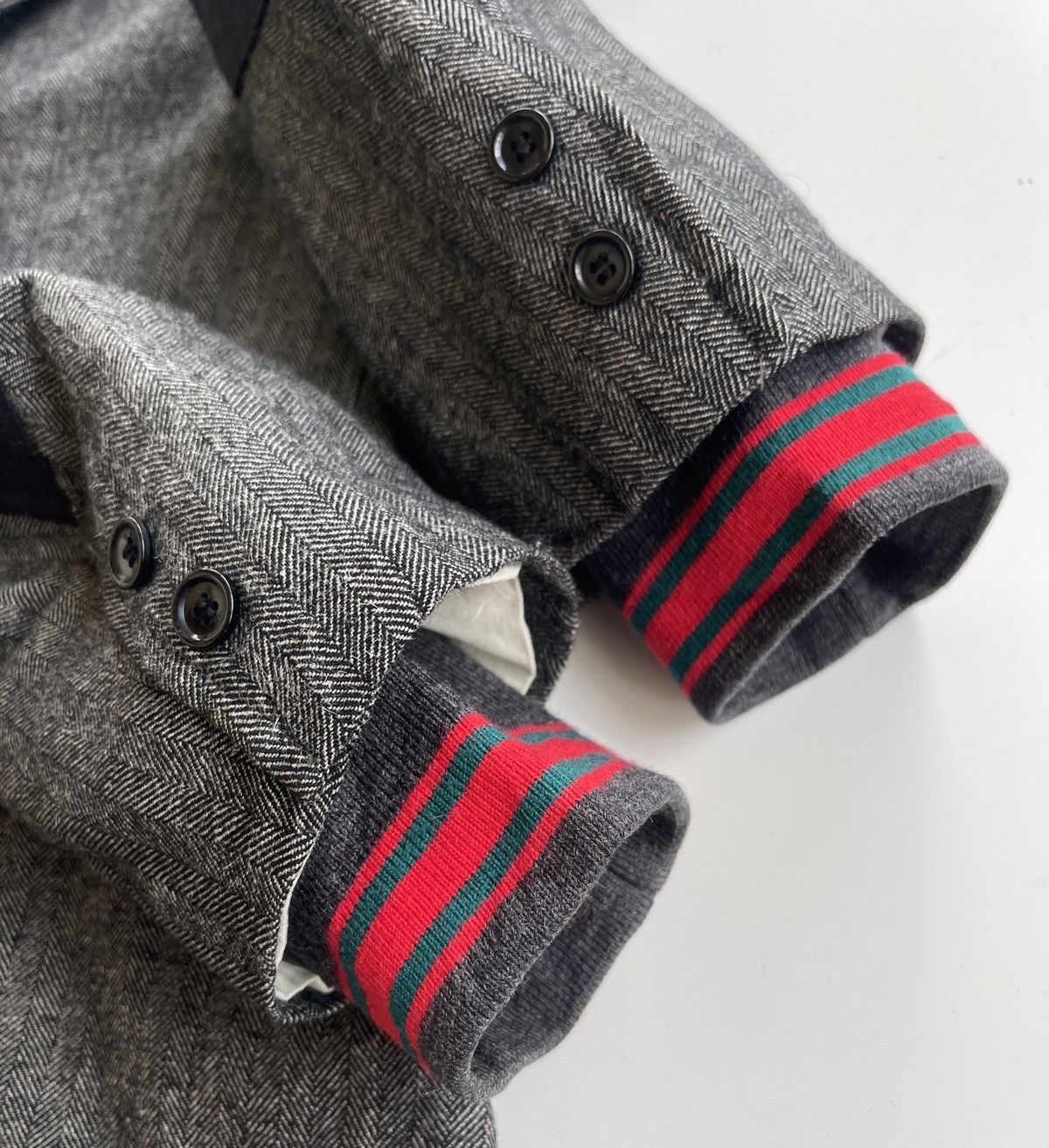 Japanese Brand Hive Undercover Herringbone Tweed Grey Coat Size US M / EU 48-50 / 2 - 6 Thumbnail